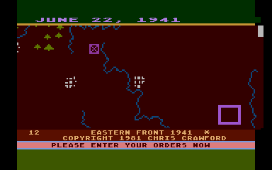 Eastern Front (1941) atari screenshot